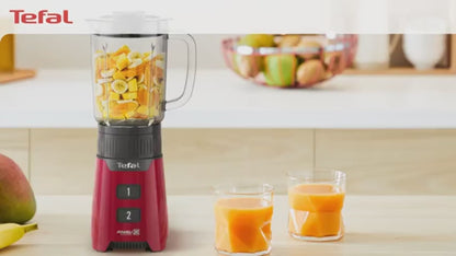 Tefal 1.0L Blender BL168 400W With 1L Glass Jug ( Chopper + Grinder)